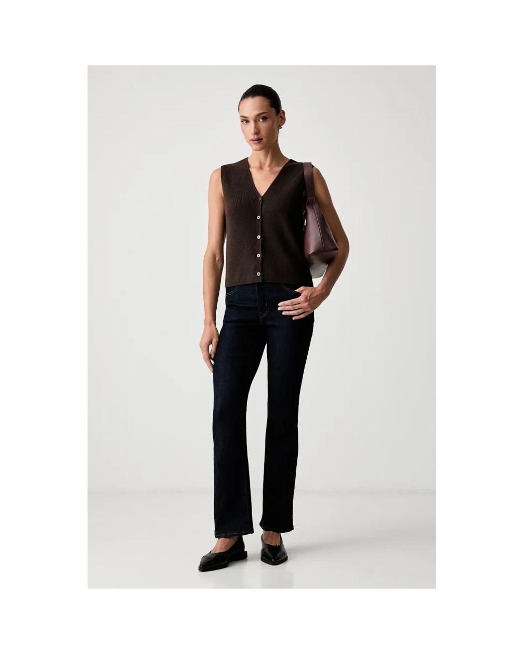 Boot-Cut Jeans di Levi's in Black