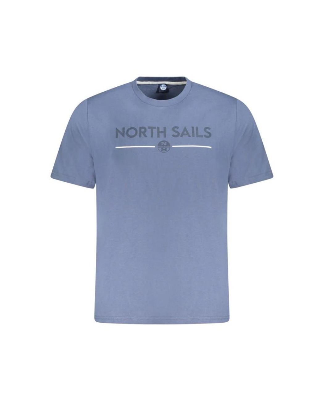 North Sails Tops ,Blauw ,Katoen Blauw Katoenen T-Shirt in het Blue voor heren