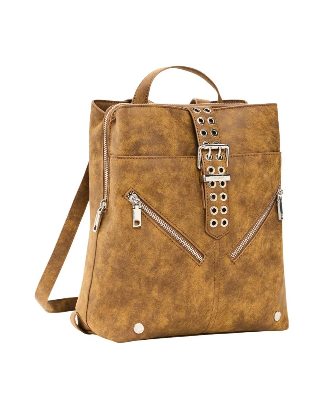 Desigual Brown Backpacks