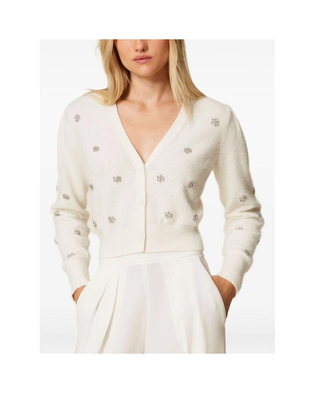 Cardigans Twinset de color White
