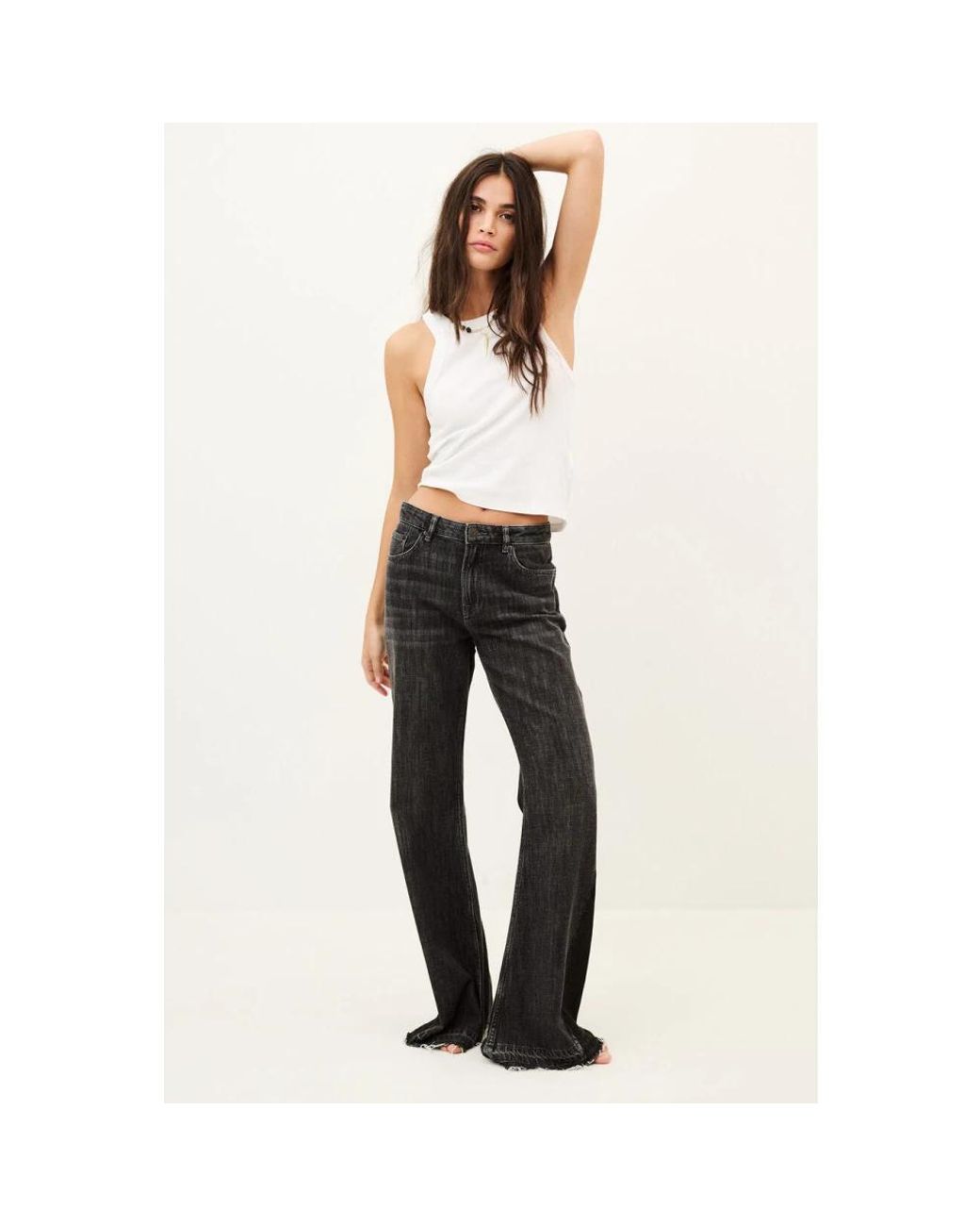 Wide Jeans Ba&sh en coloris Gray