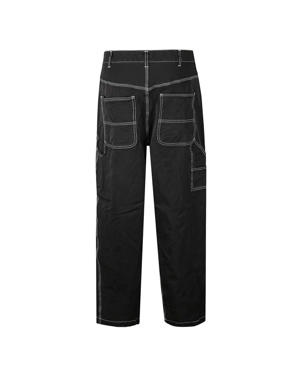 Comme des Garçons Black Straight Trousers for men