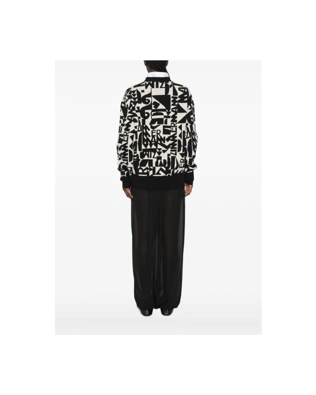 Zimmermann Black Round-Neck Knitwear