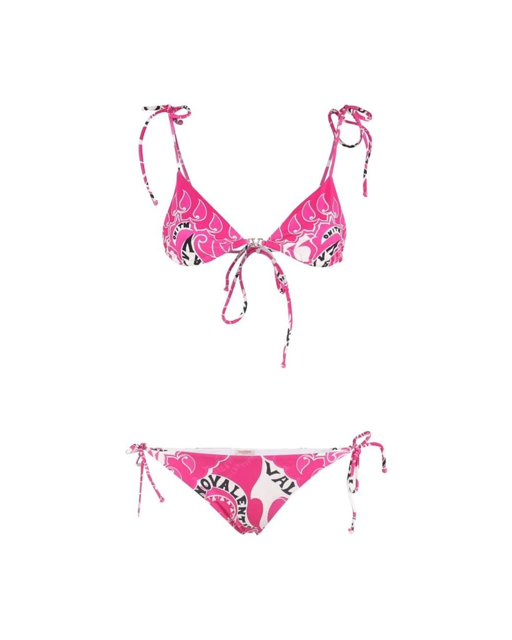 Valentino Garavani Pink Bikinis