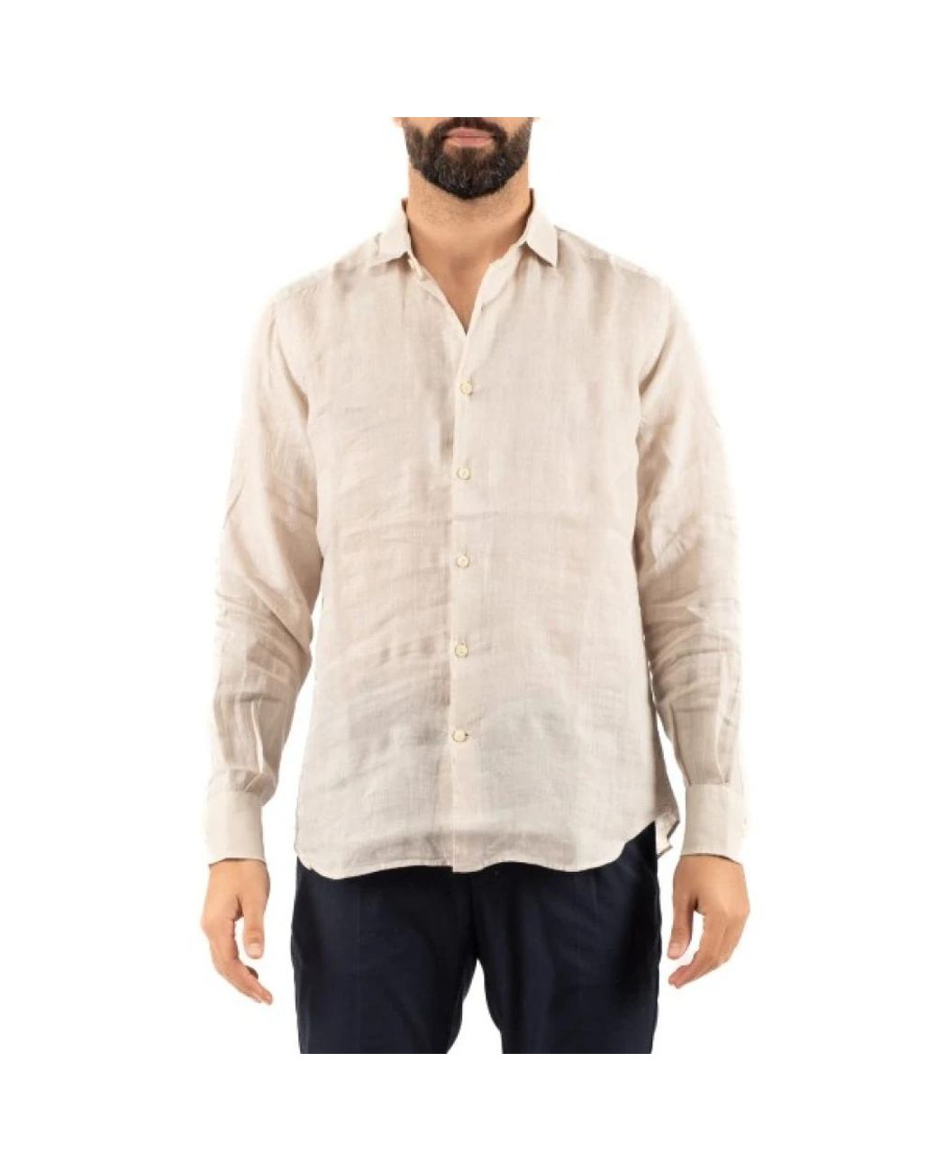 Mc2 Saint Barth Natural Casual Shirts for men