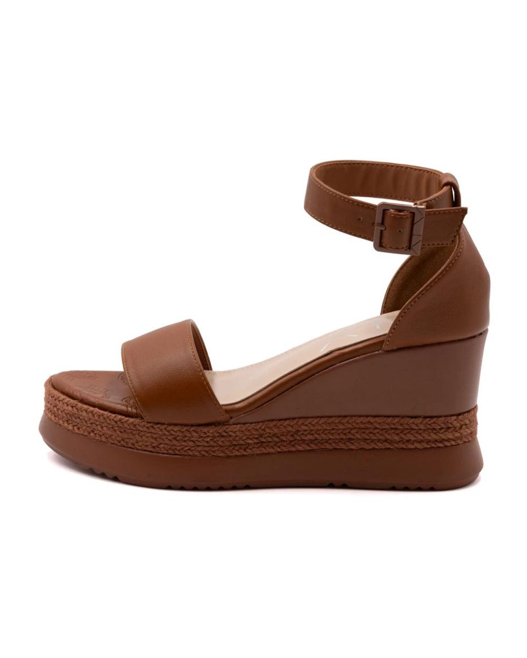 Alviero Martini 1A Classe Brown Wedges