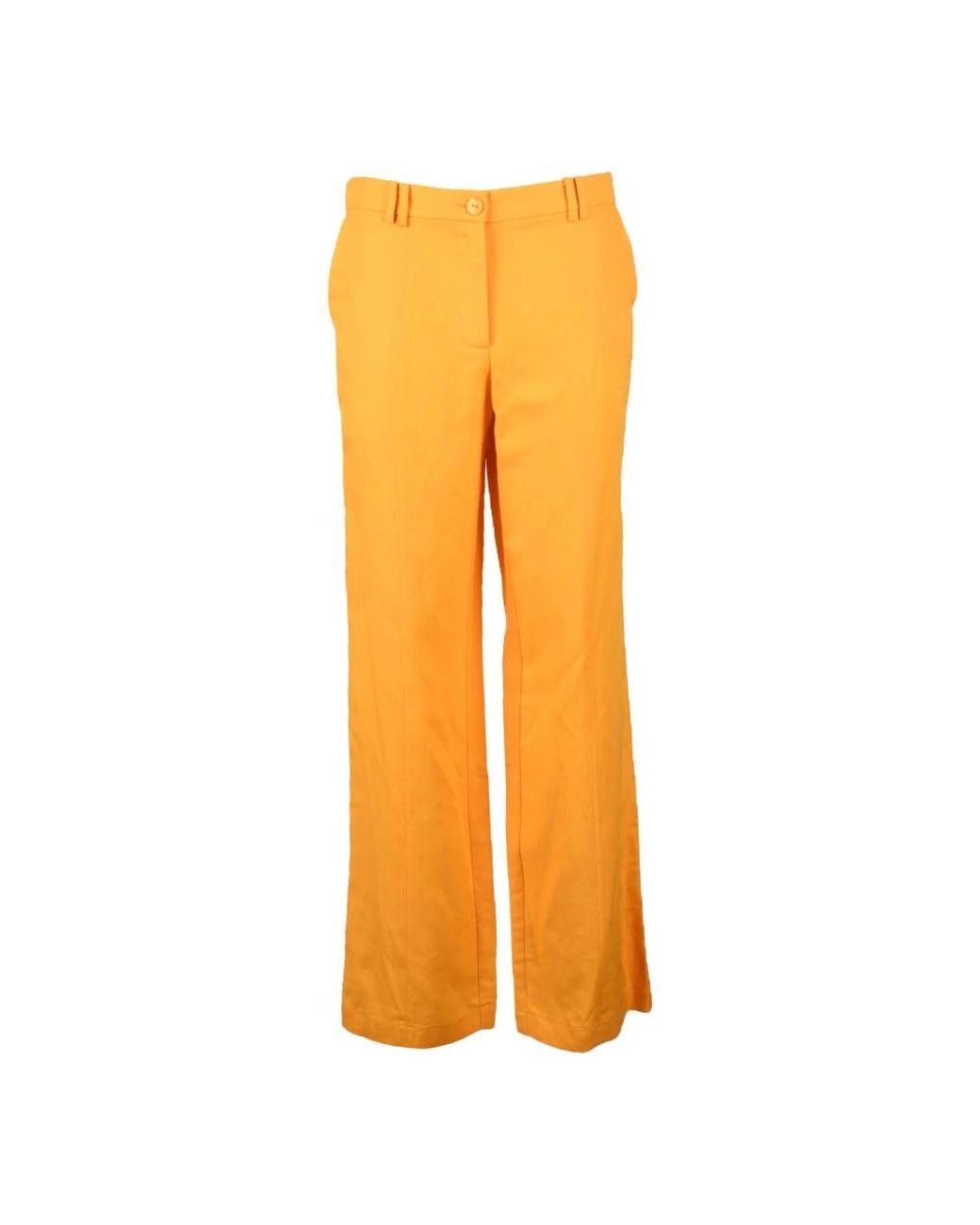 Patrizia Pepe Orange Wide Trousers