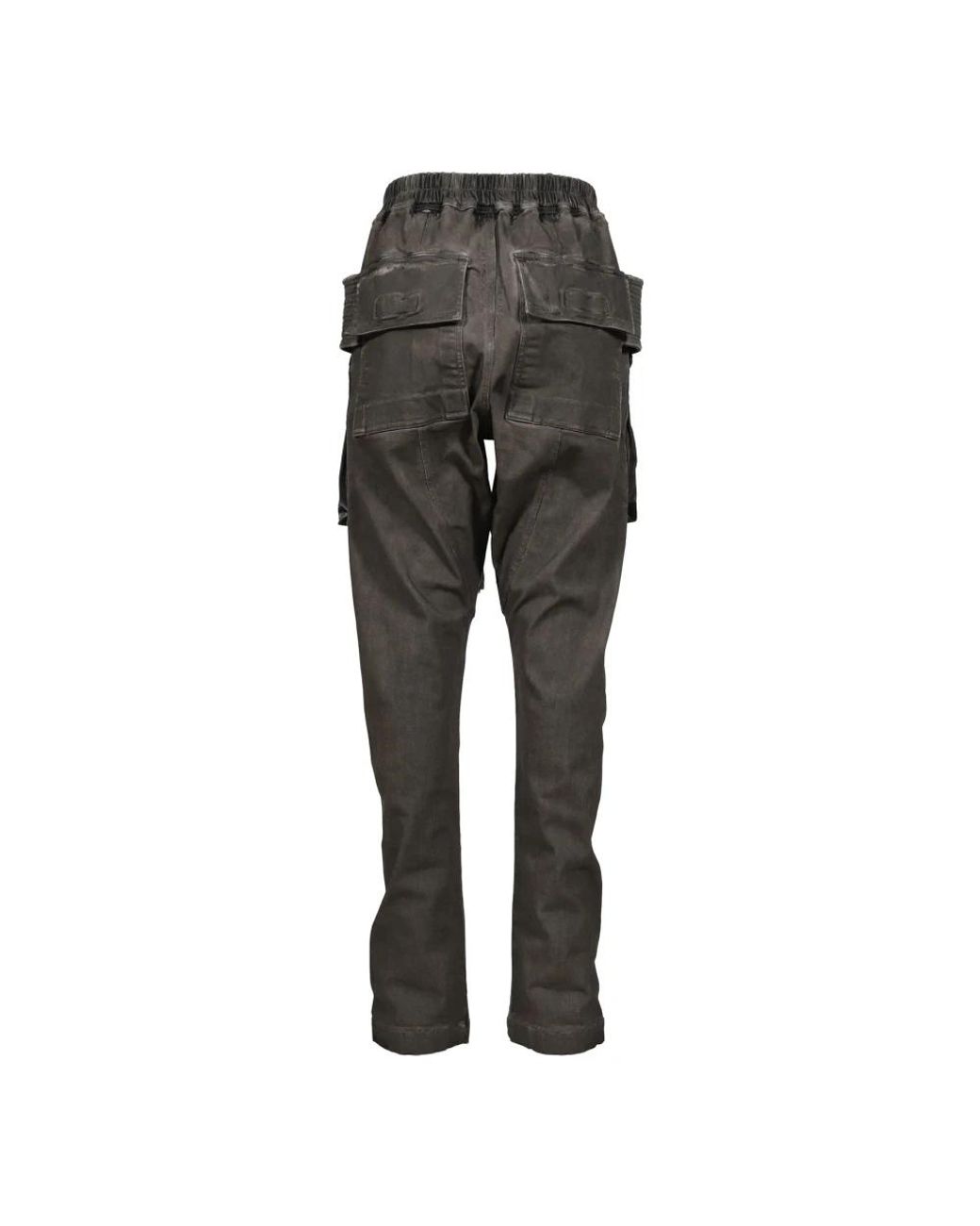 Rick Owens Gray Wide Trousers for men