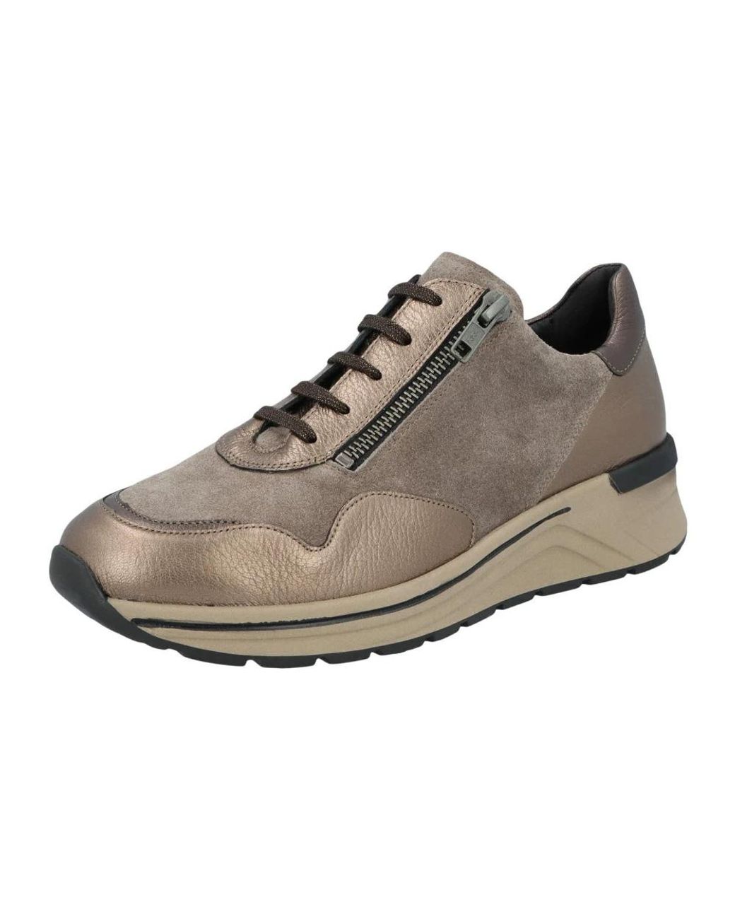SOLIDUS Brown Sneakers