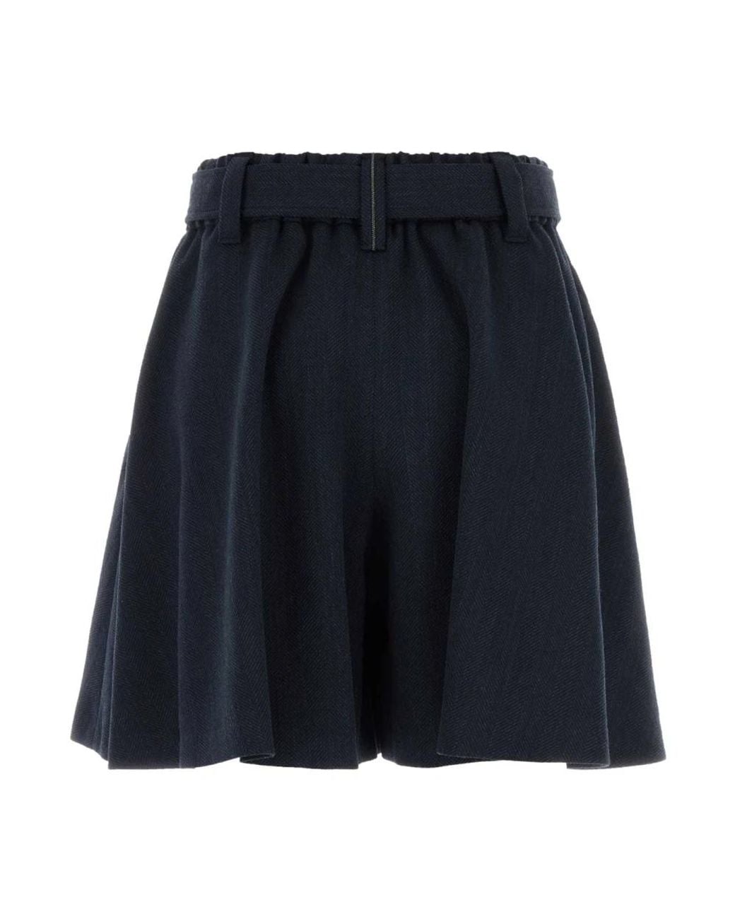 Brunello Cucinelli Blue Short Shorts