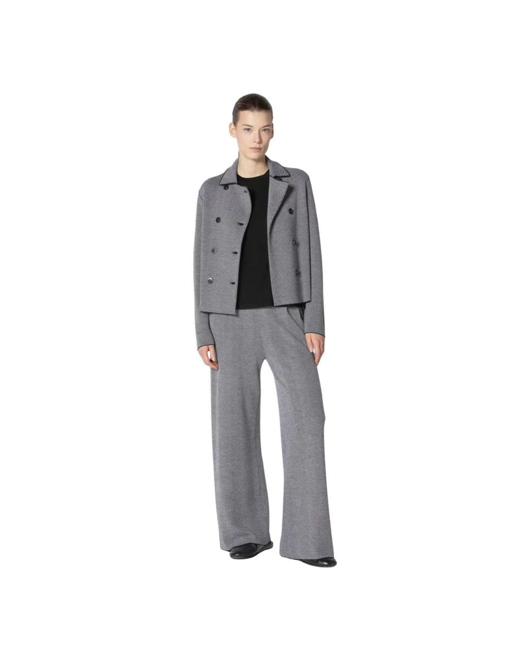 Wide Trousers di SMINFINITY in Gray