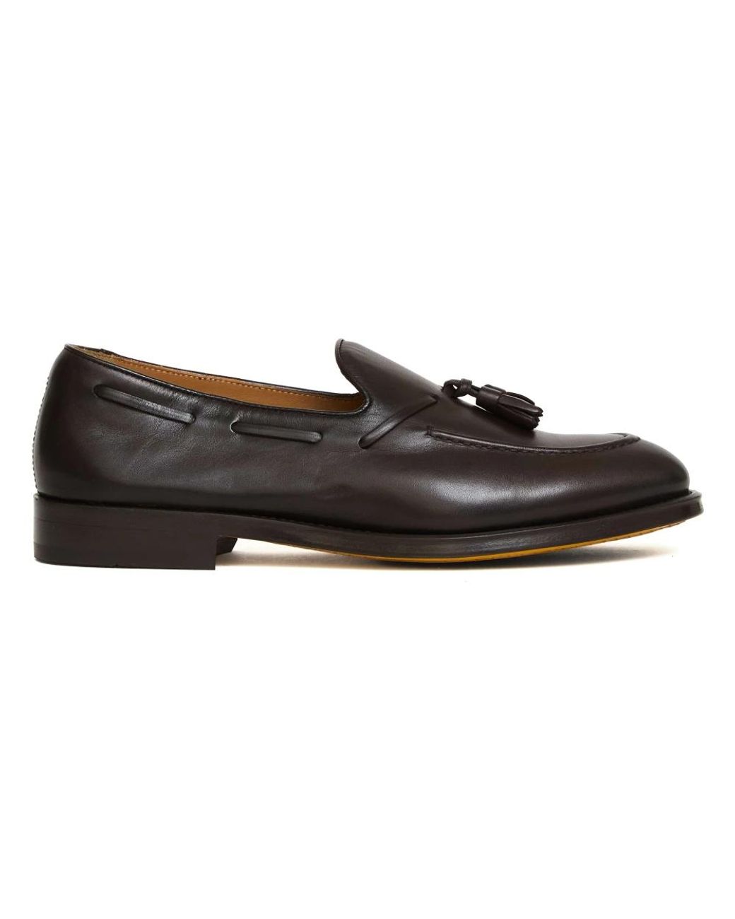 Doucal's Black Sailor Shoes for men