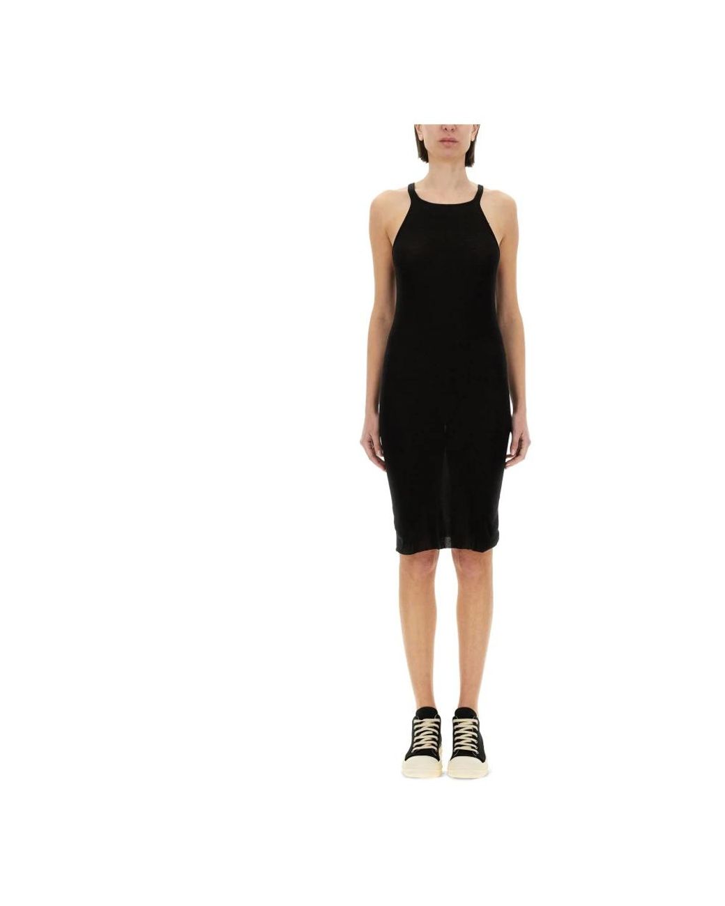 Rick Owens Black Midi Dresses