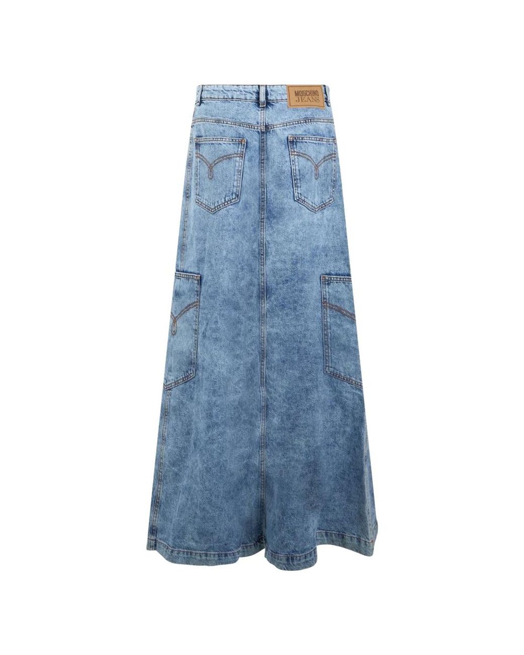 Moschino Blue Denim Skirts