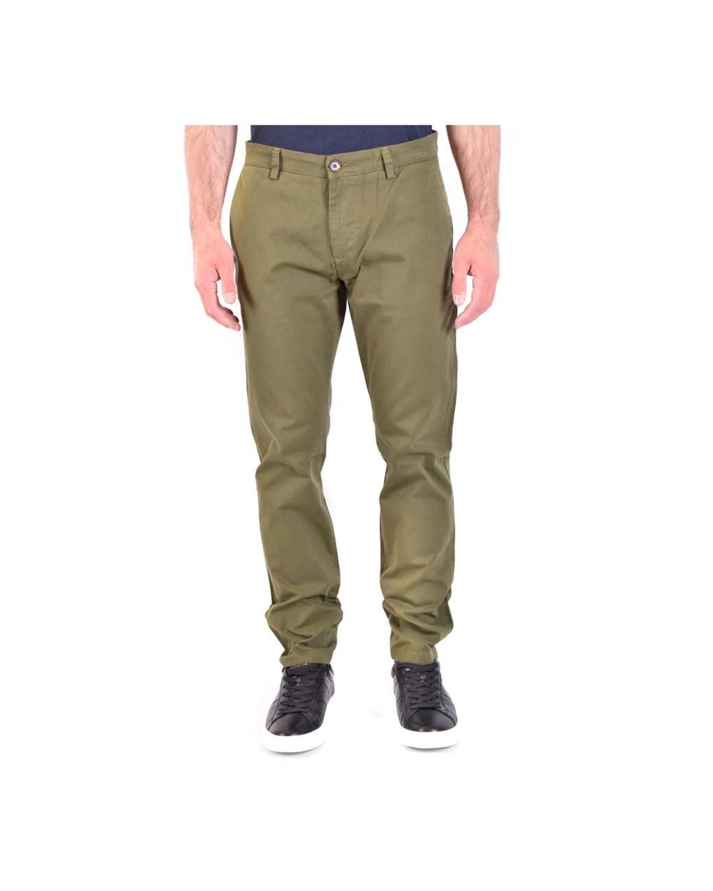 Brian Dales Green Chinos for men