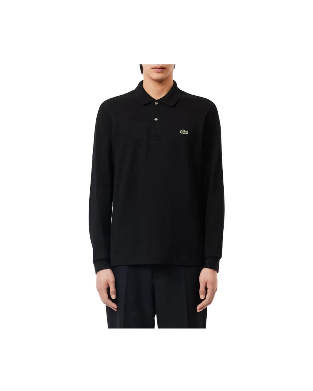Lacoste Black Polo Shirts for men