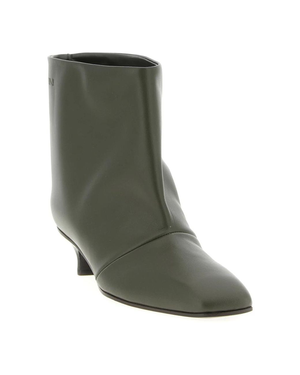 Vicini Green Heeled Boots