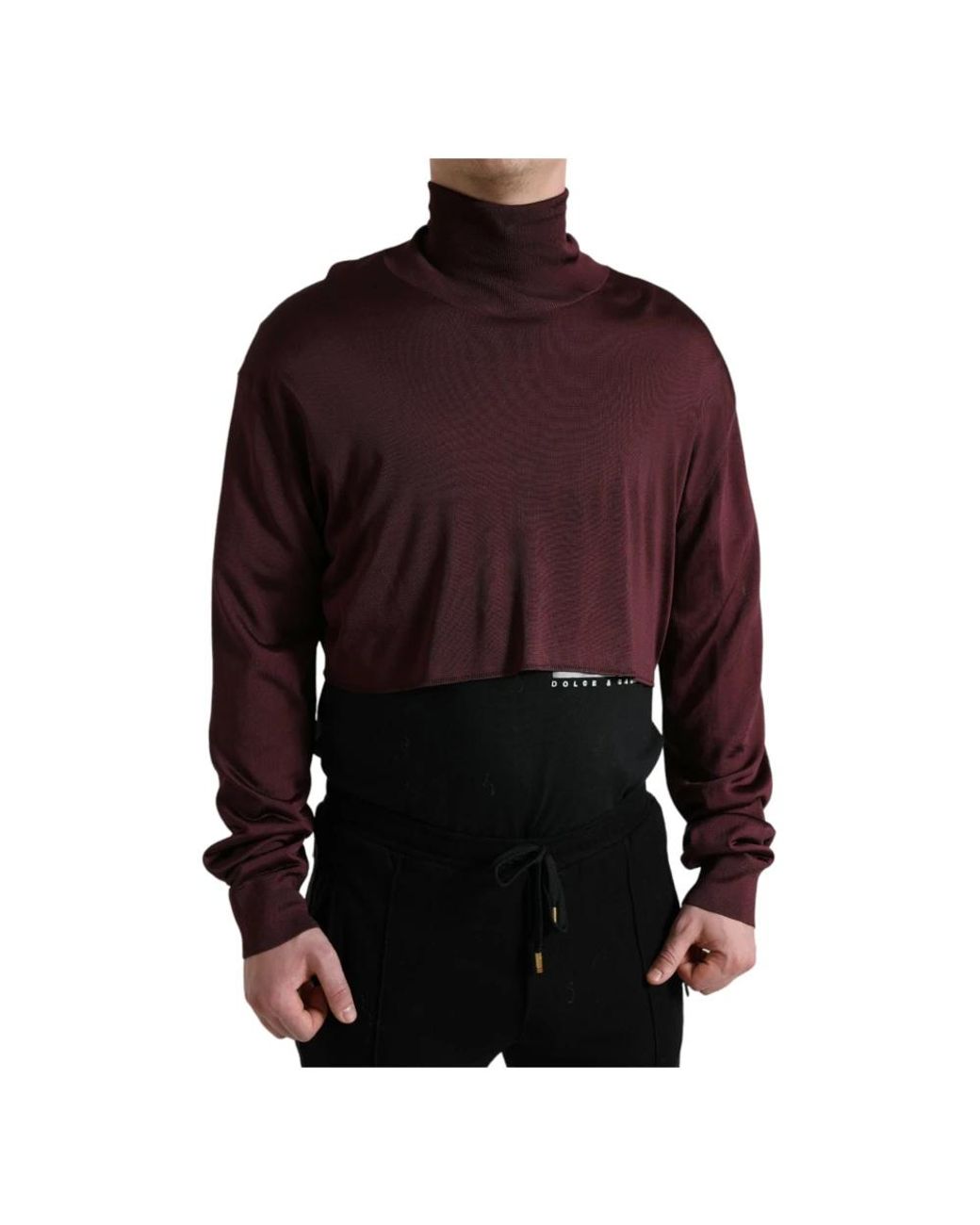 Dolce & Gabbana Brown Turtlenecks for men