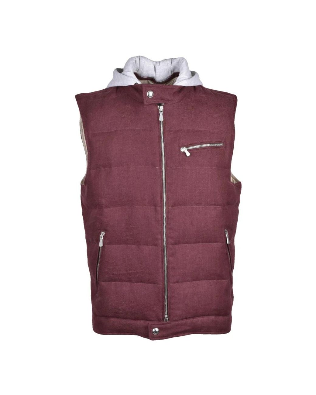 Eleventy Purple Waistcoats for men