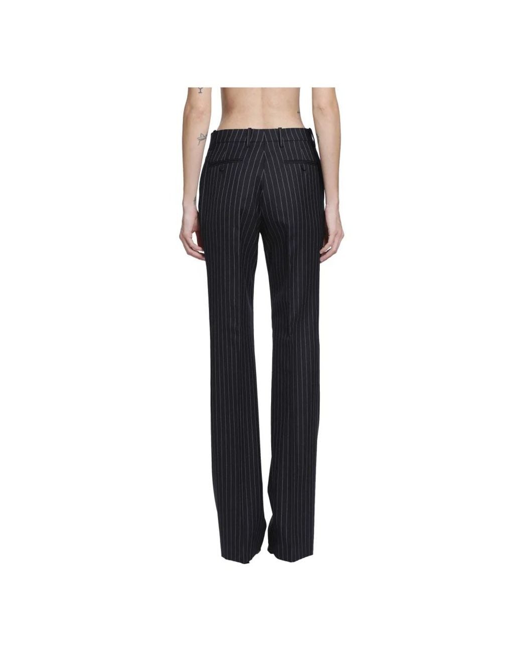 Tom Ford Blue Straight Trousers
