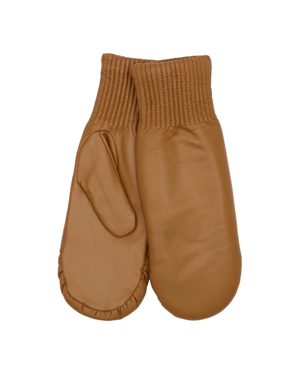 Btfcph Brown Lammleder-Fäustlinge