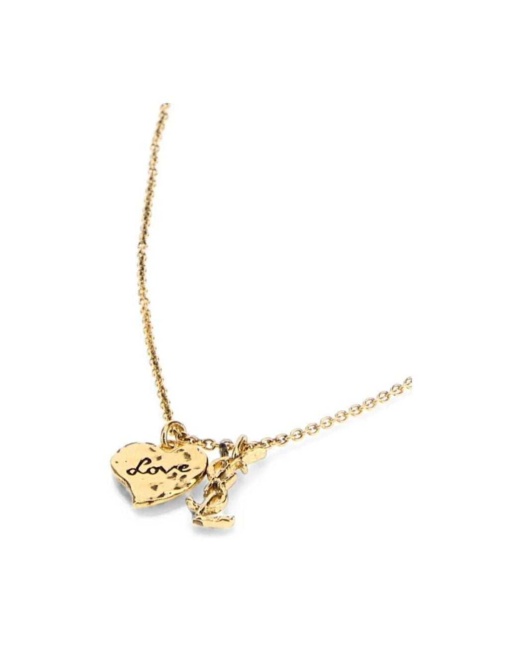 Saint Laurent Metallic Necklaces