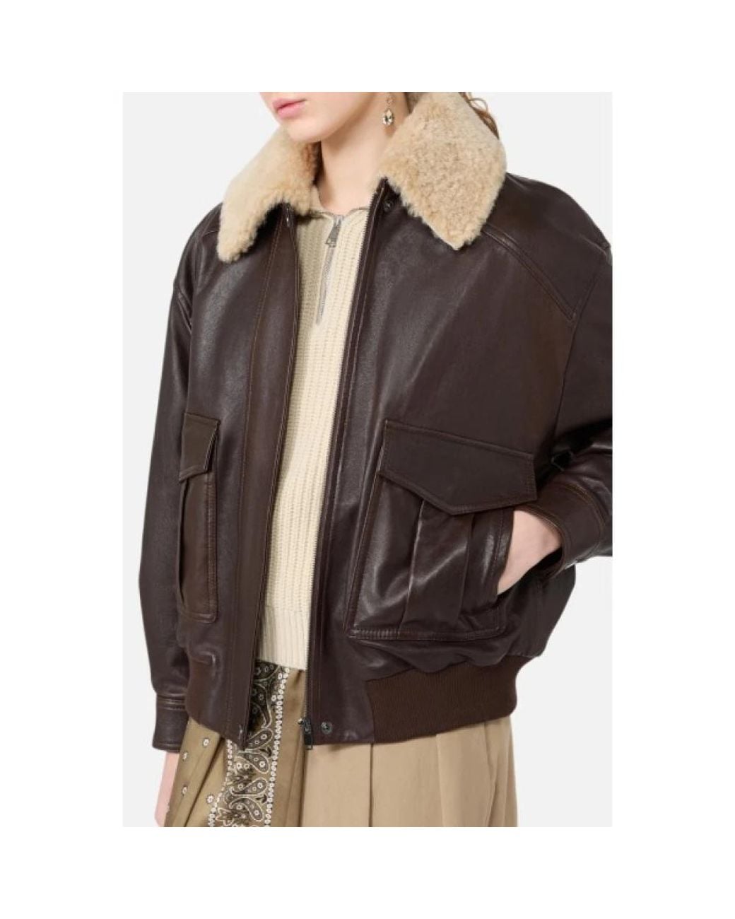 Bomber Jackets Weekend by Maxmara de color Brown