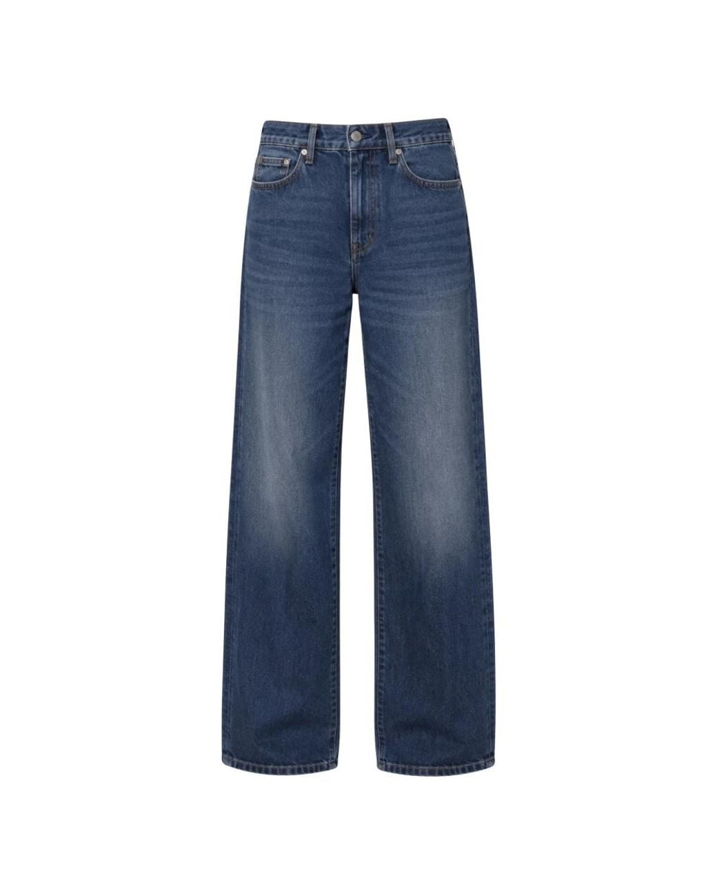 People Blue Wide Jeans