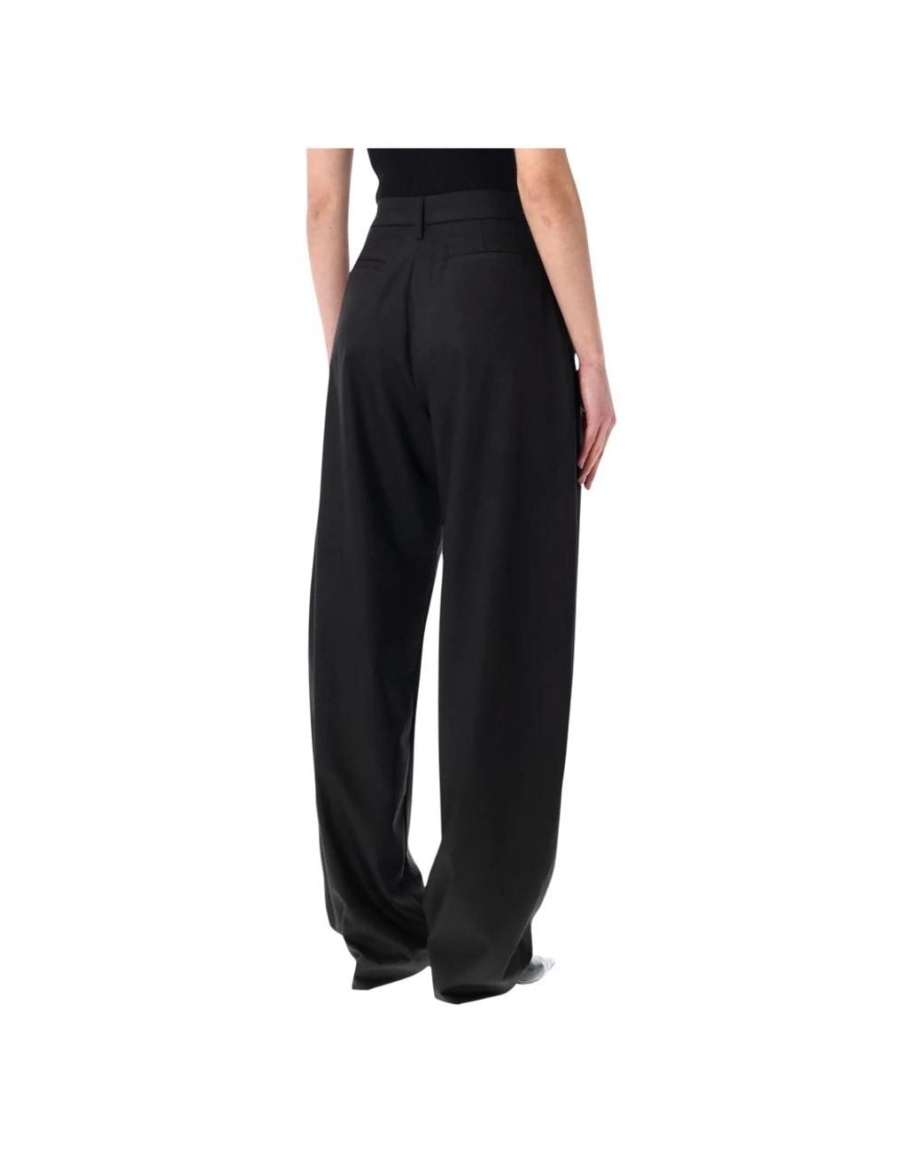 Thelatest Black Wide Trousers