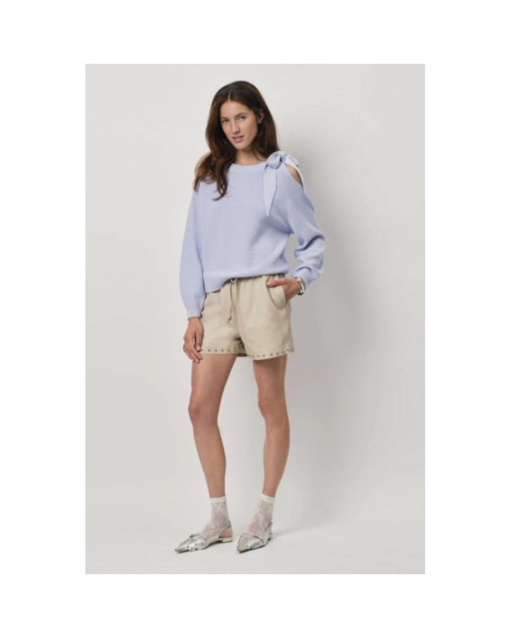 Dante 6 Blue Round-Neck Knitwear
