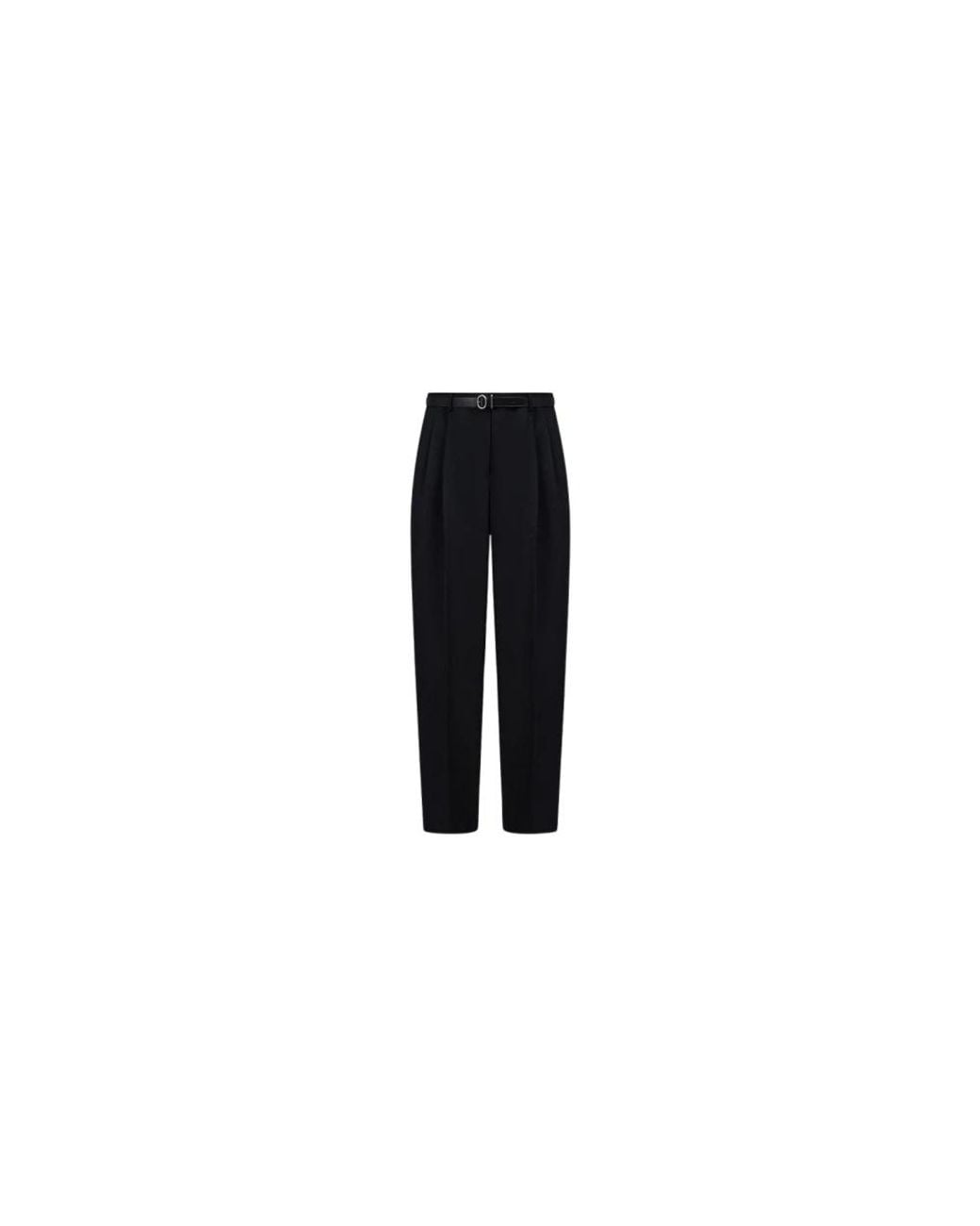 Jil Sander Black Tapered Trousers