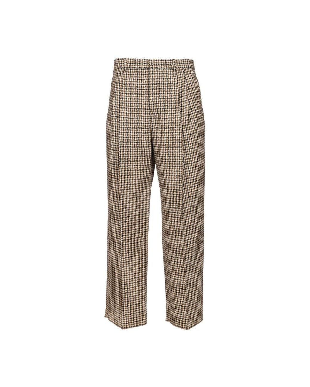 Emporio Armani Gray Straight Trousers for men