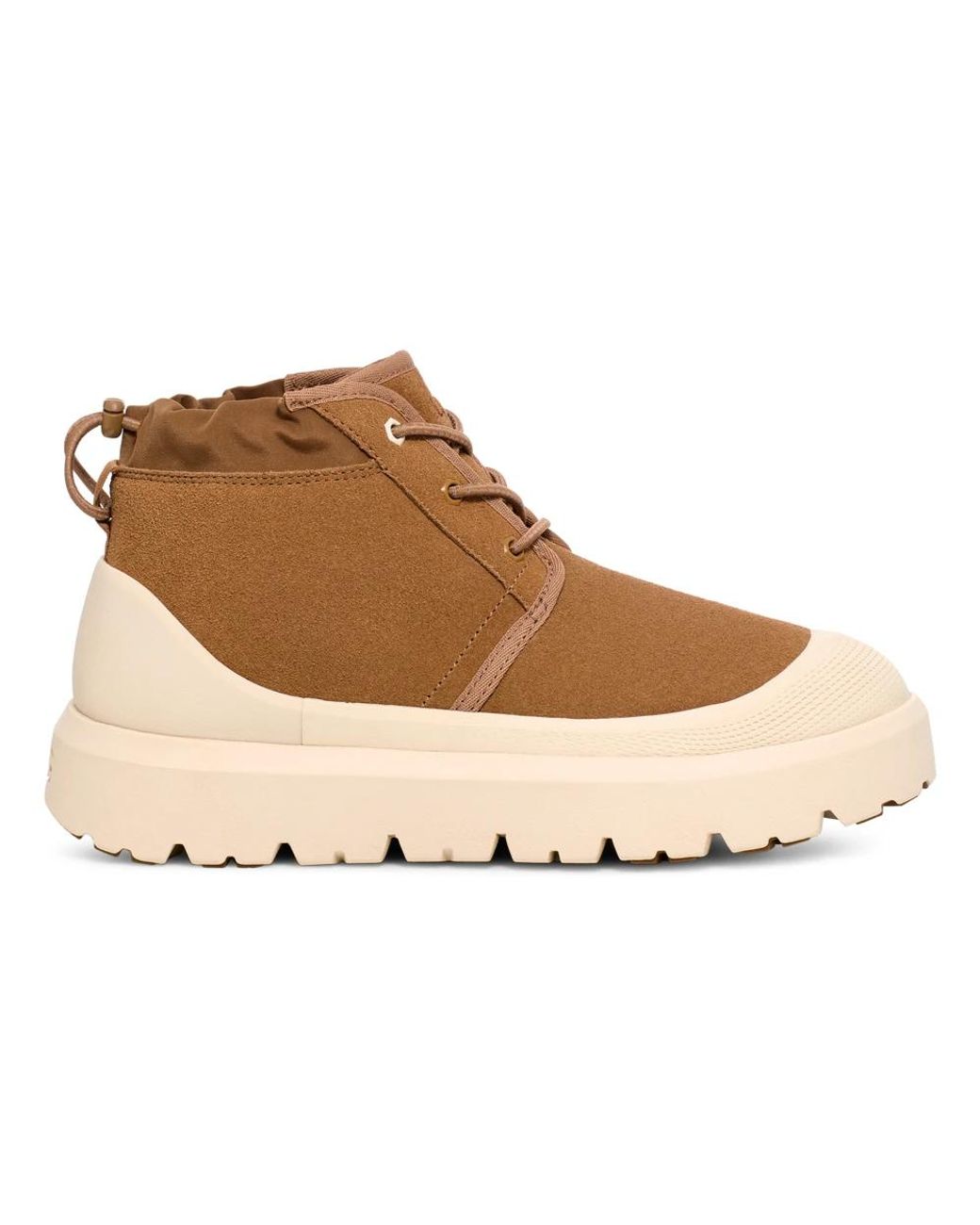 Ugg Schoenen ,Bruin ,Wol Neumel Weather Hybrid Laarzen Chestnut Whitecap in het Natural voor heren