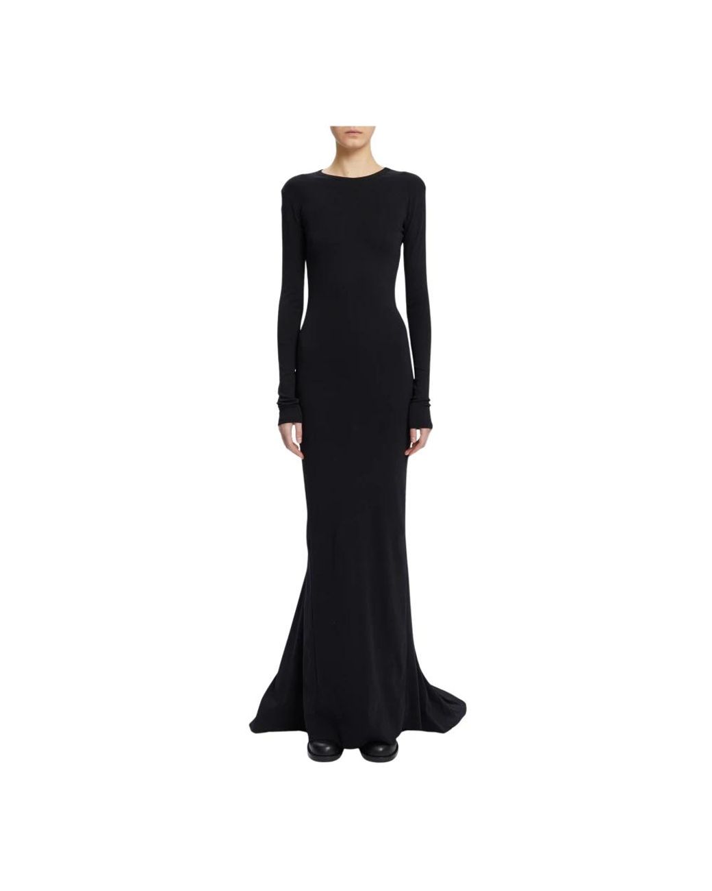 Ann Demeulemeester Black Maxi Dresses