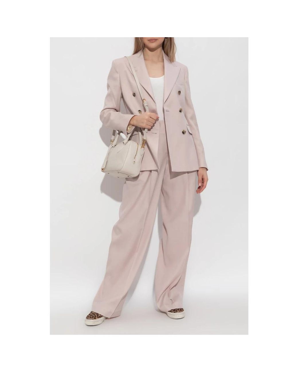 Golden Goose Deluxe Brand Pink Wide Trousers
