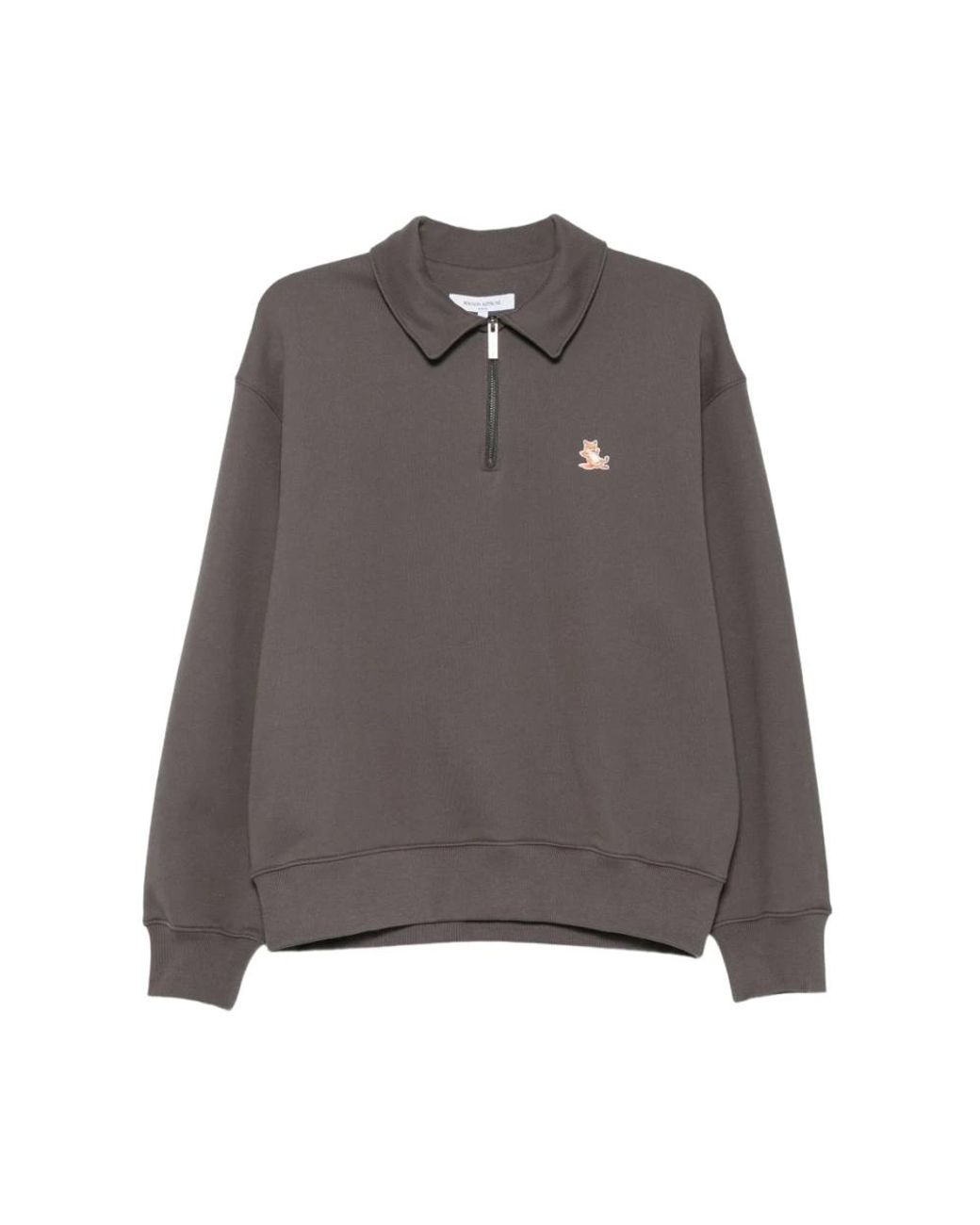 Maison Kitsuné Gray Zip-Throughs for men