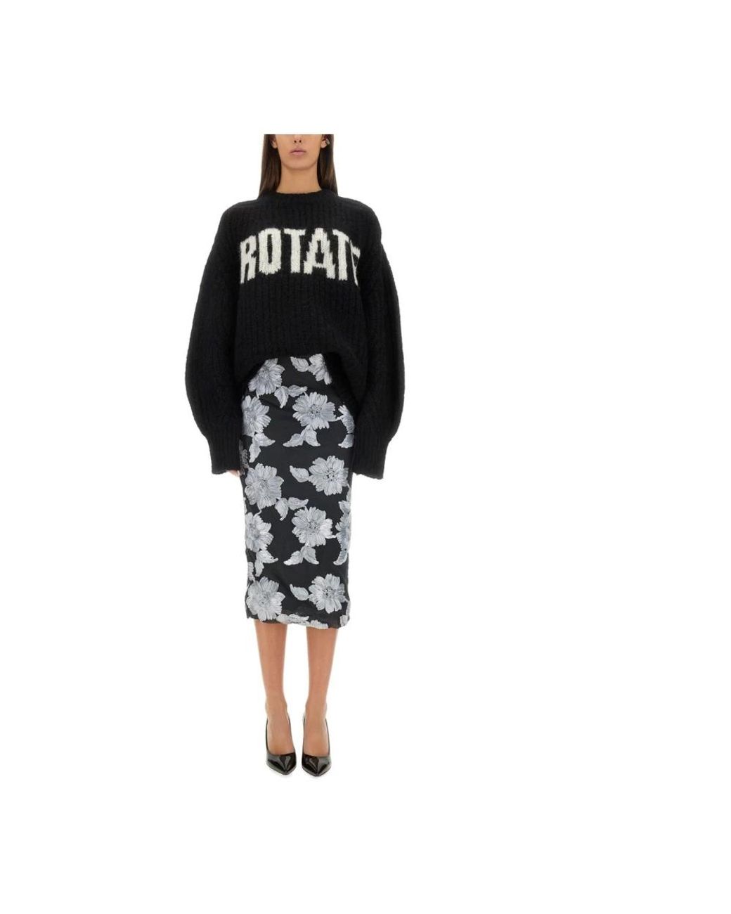 ROTATE BIRGER CHRISTENSEN Black Pencil Skirts