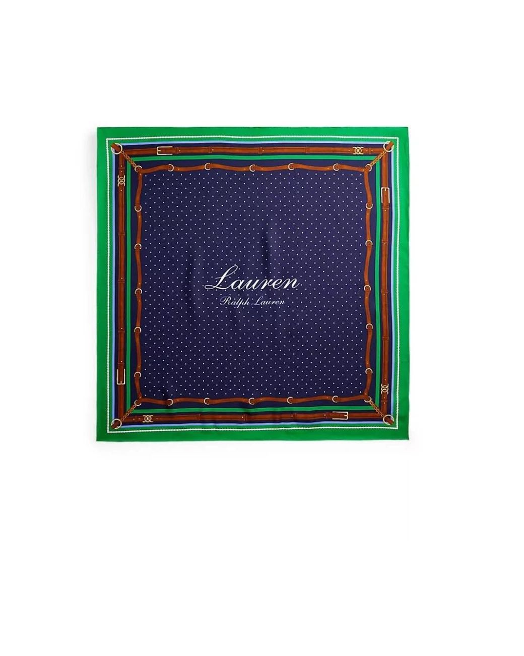 Ralph Lauren Green Silky Scarves