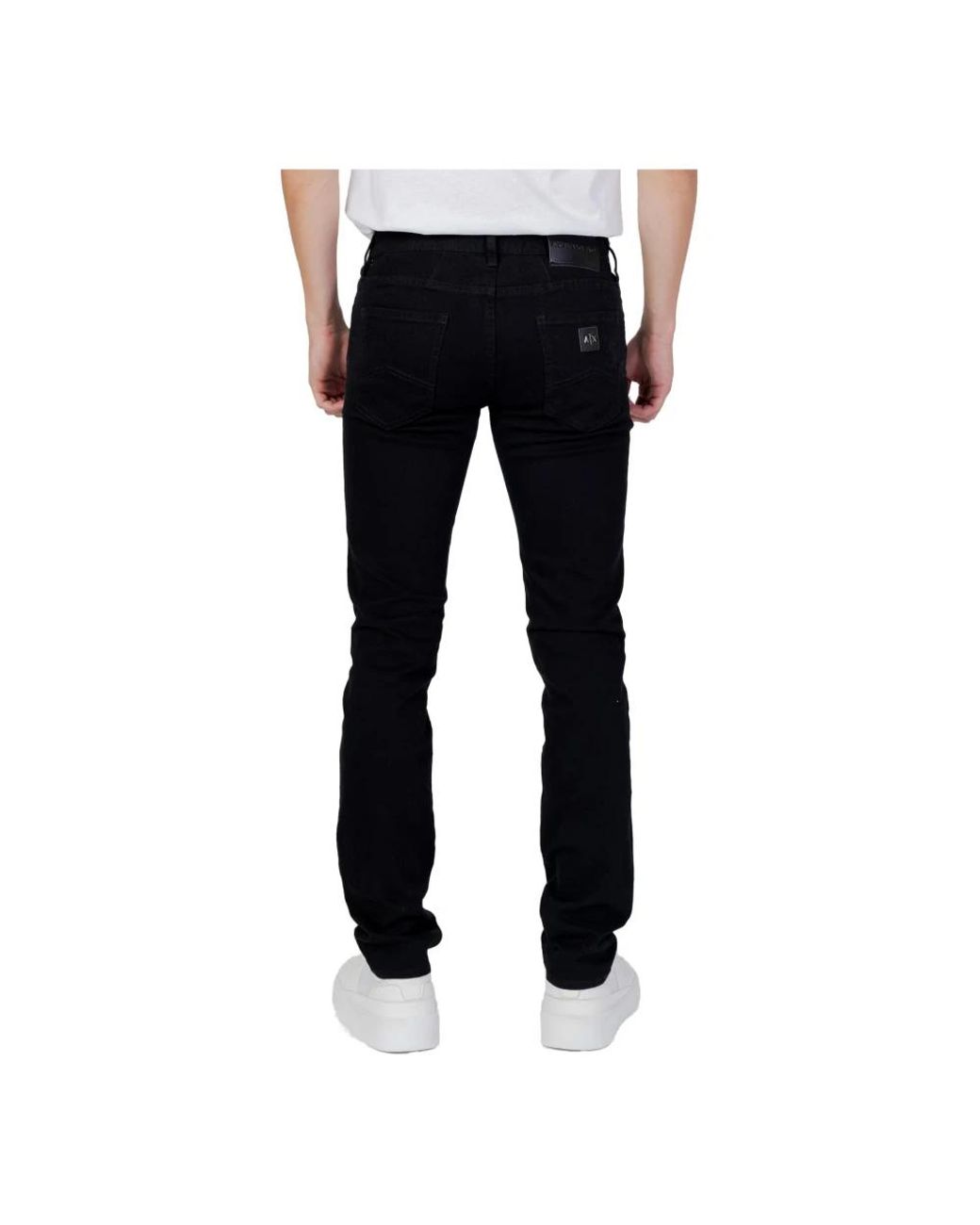 ARMANI EXCHANGE Black Slim-Fit Jeans for men