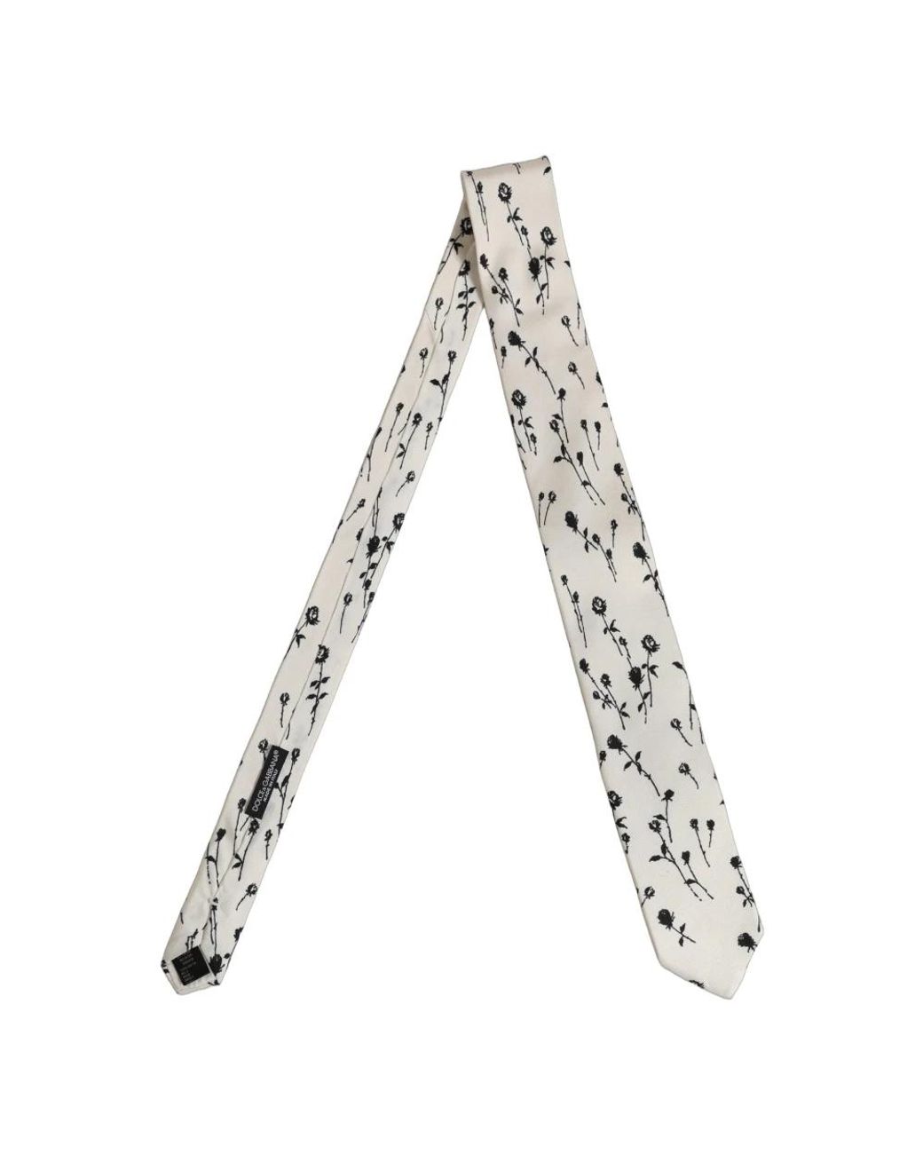 Ties di Dolce & Gabbana in Metallic da Uomo