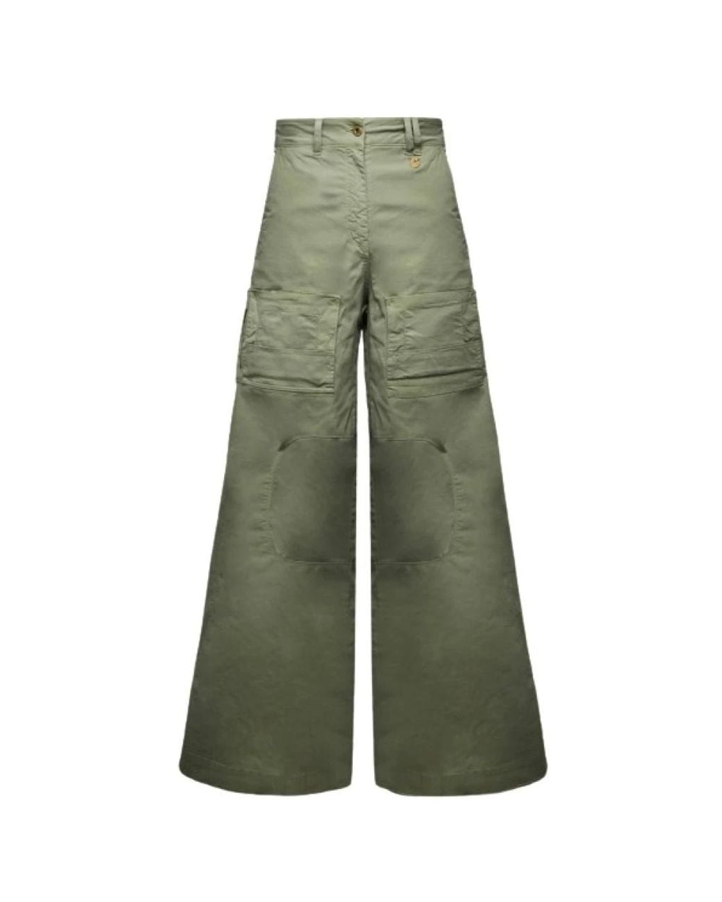 Aeronautica Militare Green Wide Trousers