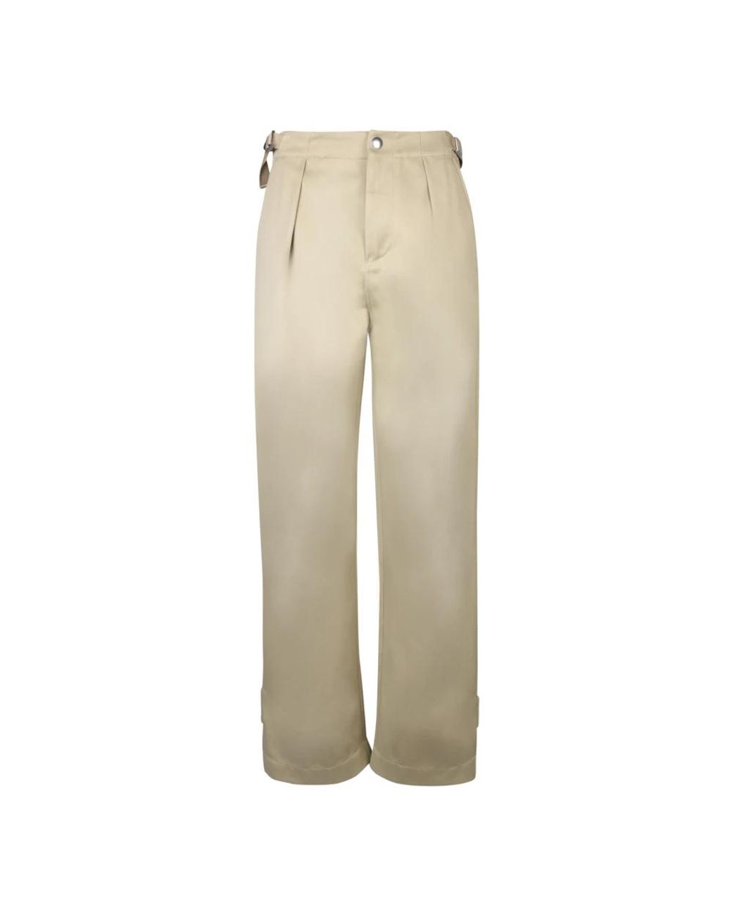 Burberry Natural Straight Trousers