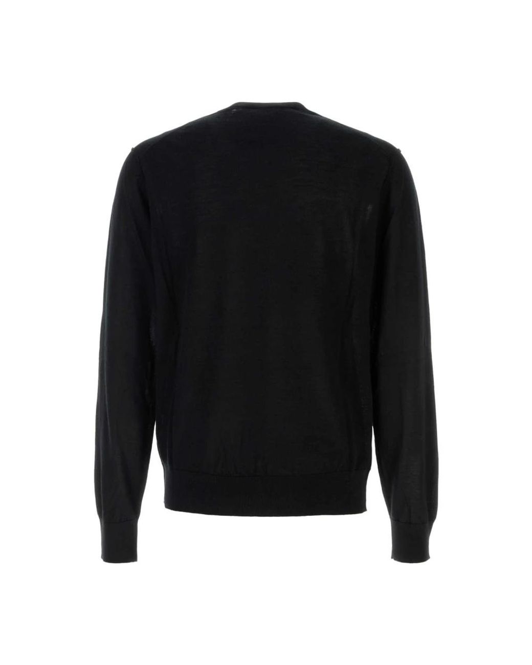 Dolce & Gabbana Black Cashmere Knitwear for men