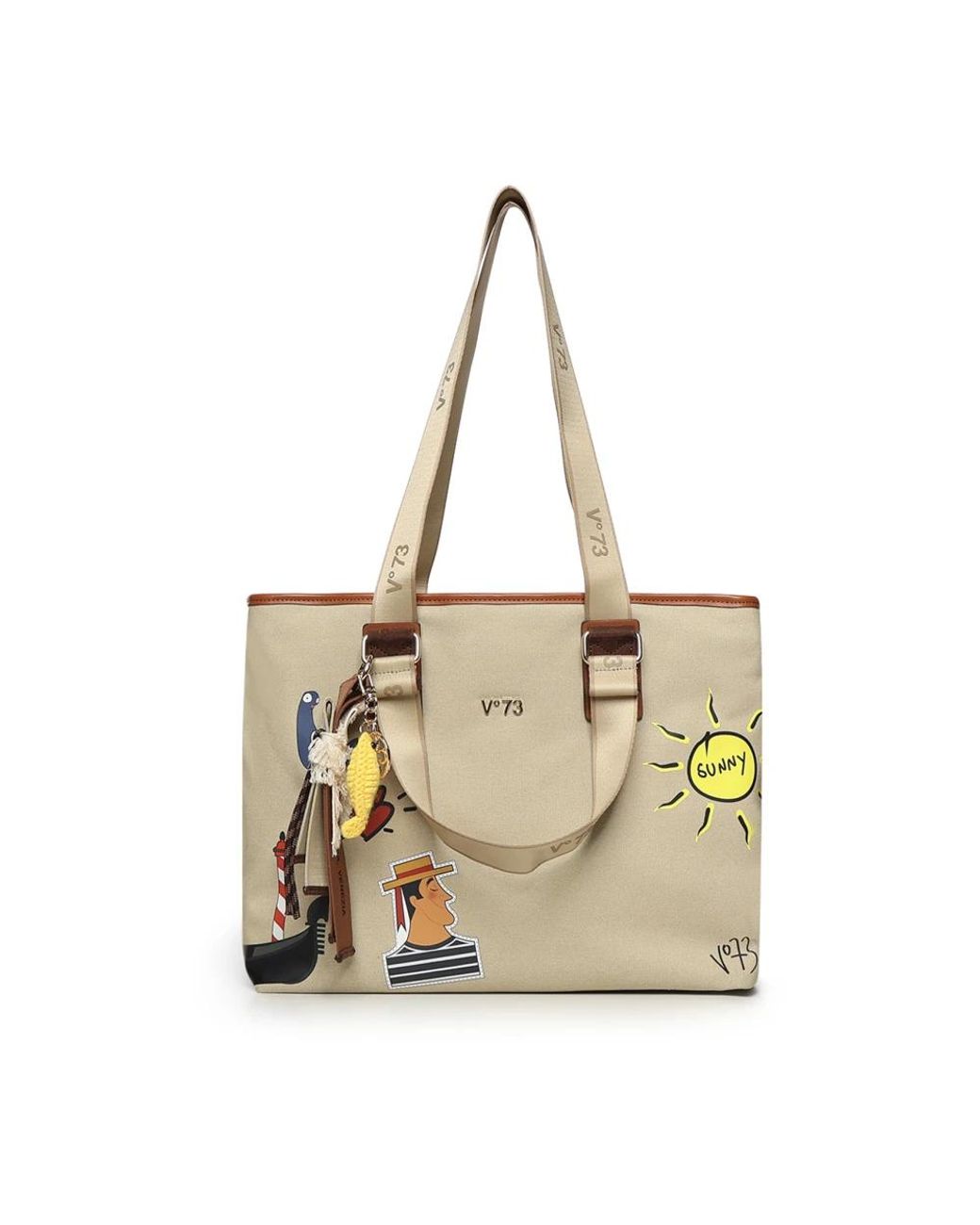 V73 Natural Shopping Bags