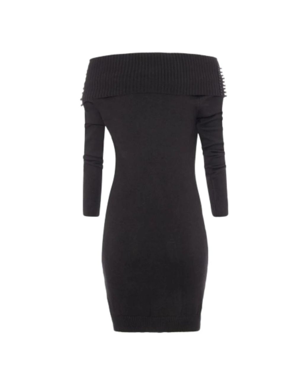 Fracomina Black Knitted Dresses
