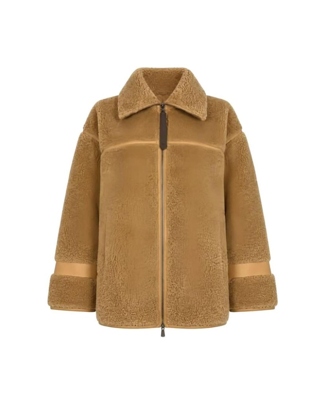 Pinko Natural Faux Fur & Shearling Jackets