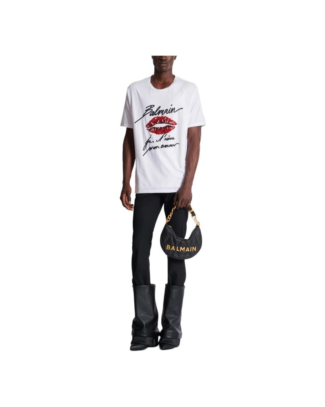Handbags Balmain de hombre de color Black