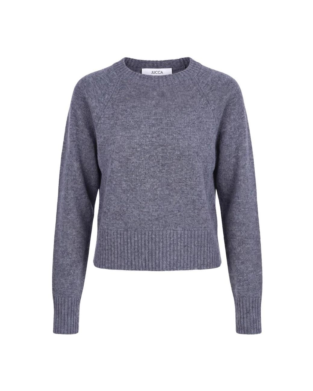 Jucca Blue Round-Neck Knitwear