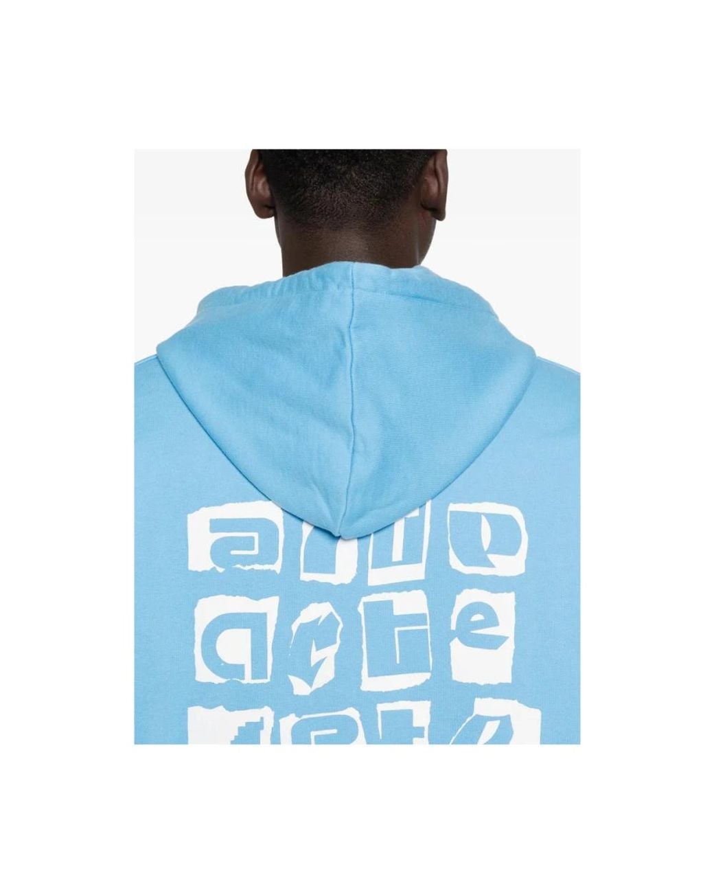 Arte' Blue Hoodies for men