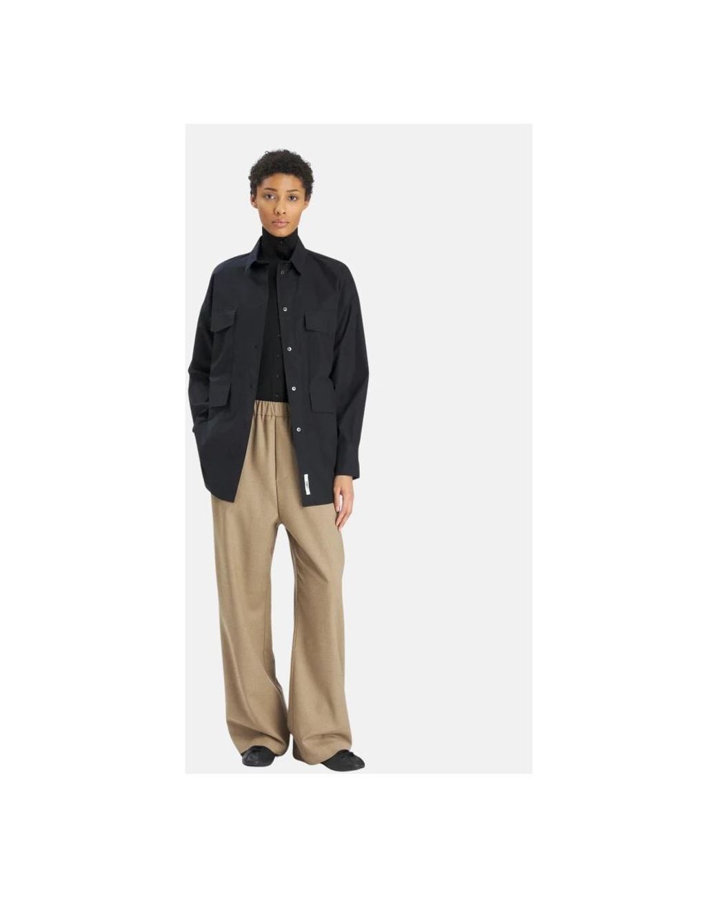 Barena Natural Wide Trousers